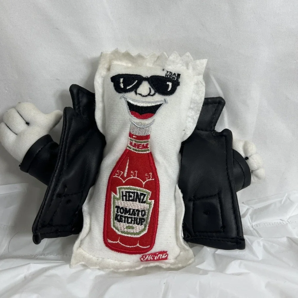 Heinz Ketchup‎ Collectable Leader Of The Packets Cool Leather Jacket Plush